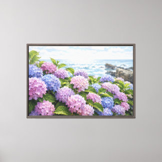 Hydrangea Coast Canvas Print