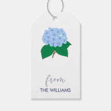 Hydrangea Custom Gift Tags