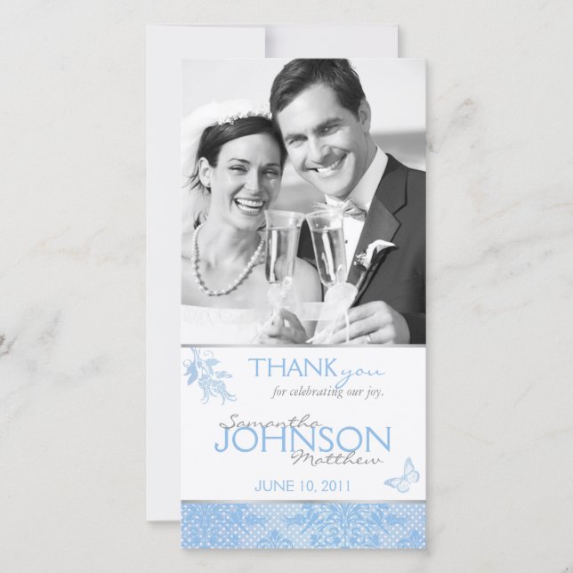 Hydrangea Damask TY Photo Card (Front)
