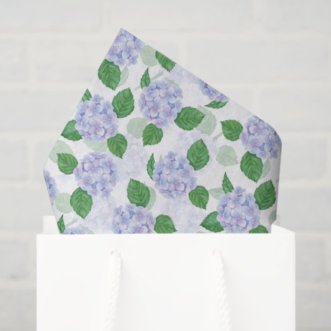 Hydrangea Decoupage Tissue Paper (Gift Bag)