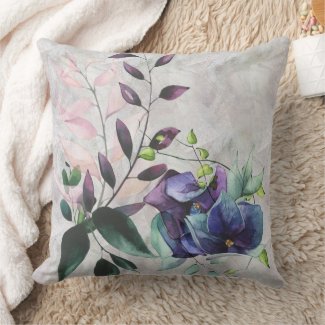 Hydrangea Deep Blue Mood Contemporary Floral