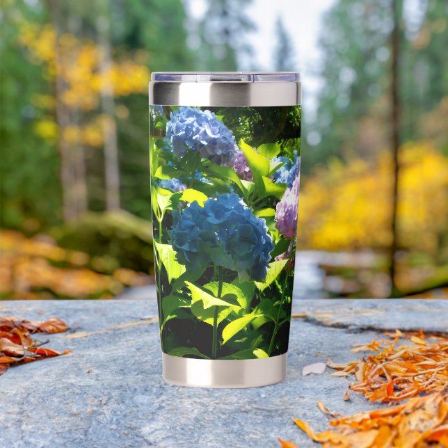 Hydrangea Drink Tumbler (Outdoor (Rotated))