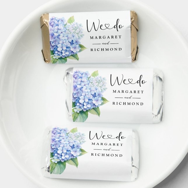 Hydrangea Dusty Blue Floral Wedding Sweet Favors (Creator Uploaded)