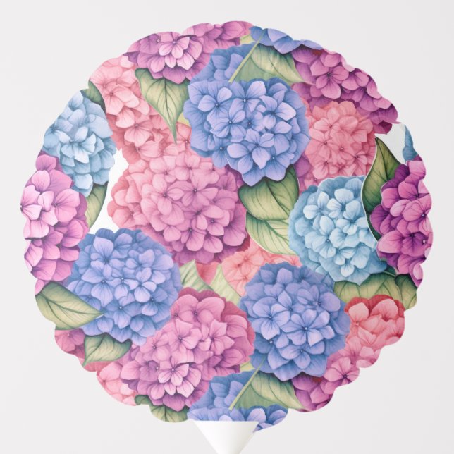 Hydrangea Floral Balloon (Front)