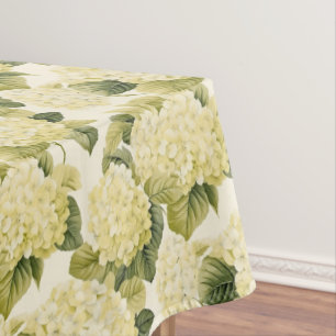 Hydrangea Floral Cotton  Tablecloth