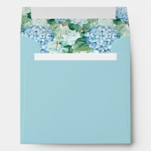 Hydrangea Floral Print Envelope