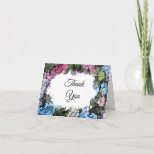 Hydrangea Flower Frame Thank You