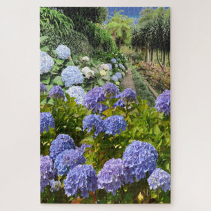 Hydrangea Flower Garden Jigsaw Puzzle