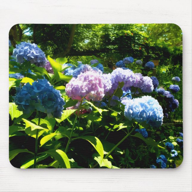 Hydrangea Flower Gel Mouse Pad (Front)