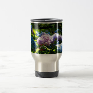 Hydrangea Flower Travel Mug
