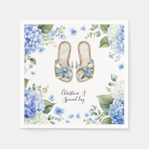  Hydrangea flowers flora florist lover watercolor Napkins