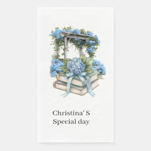  Hydrangea flowers flora florist lover watercolor Paper Guest Towels