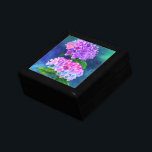 Hydrangea Flowers Gift Box<br><div class="desc">Beautiful Hydrangea Flowers Gift Box MIGNED Painting</div>