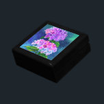 Hydrangea Flowers Gift Box<br><div class="desc">Beautiful Hydrangea Flowers Gift Box MIGNED Painting</div>