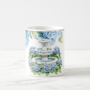 Hydrangea flowers watercolor Coffee Mug