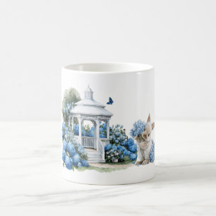 Hydrangea flowers watercolor Coffee Mug