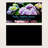 Hydrangea garden, pink, blue, purple floral (Front & Back)