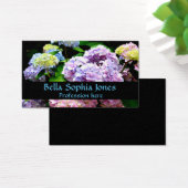 Hydrangea garden, pink, blue, purple floral (Desk)
