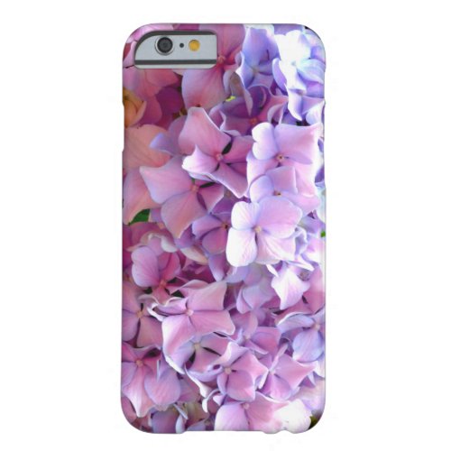 Hydrangea garden pink blue purple floral barely there iPhone 6 case