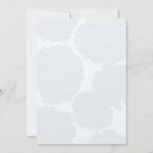 Hydrangea Garden Romance Blank Kraft (Back)