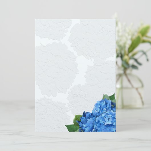 Hydrangea Garden Romance Blank Kraft (Standing Front)