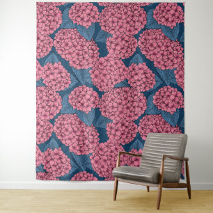 Hydrangea garden tapestry