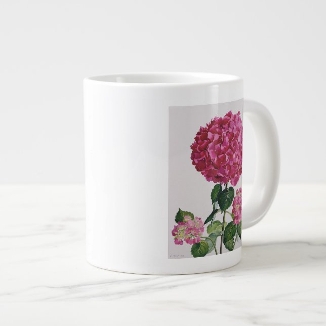 Hydrangea Giant Coffee Mug (Front Right)
