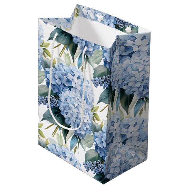 Hydrangea Gift Bag (Front Angled)