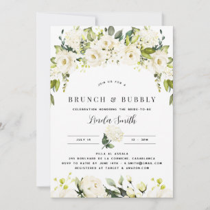 Hydrangea & Greenery Bridal Shower Invitation
