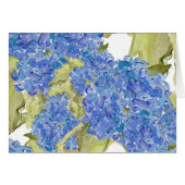 Hydrangea Happiness Card (Front Horizontal)