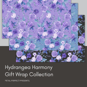 Hydrangea Harmony Gift Wrap Collection