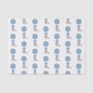 Hydrangea Hydrangeas Topiary Ginger jar Tissue Paper