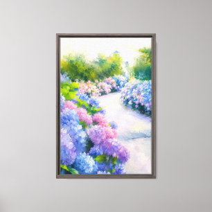 Hydrangea Lane Canvas Print