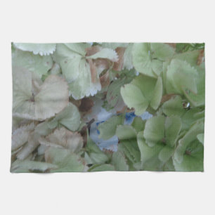 Hydrangea leaves towel