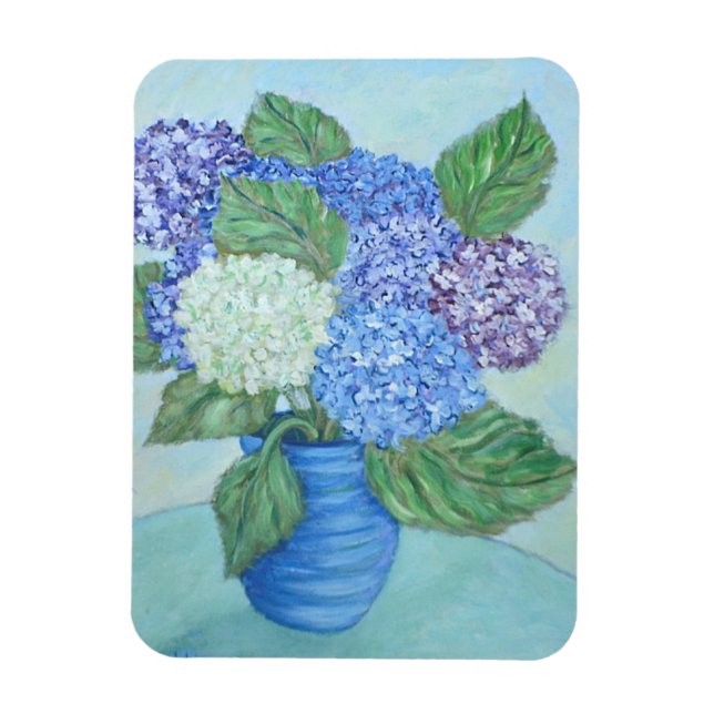 Hydrangea Magnet (Vertical)