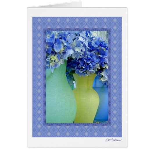 Hydrangea medley II Cards (Front)