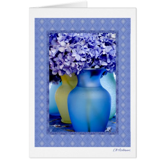 Hydrangea medley VI Cards (Front)