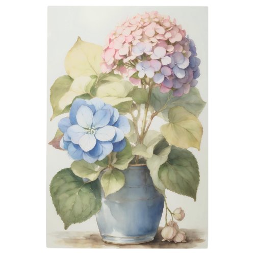 Hydrangea Metal Print