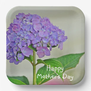 Hydrangea Mother’s Day Paper Plates
