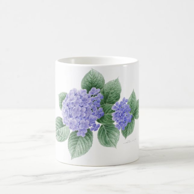Hydrangea mug by Ho Mang Hang (Center)