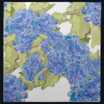 Hydrangea Napkin<br><div class="desc">watercolor hydrangea pattern from original art.</div>