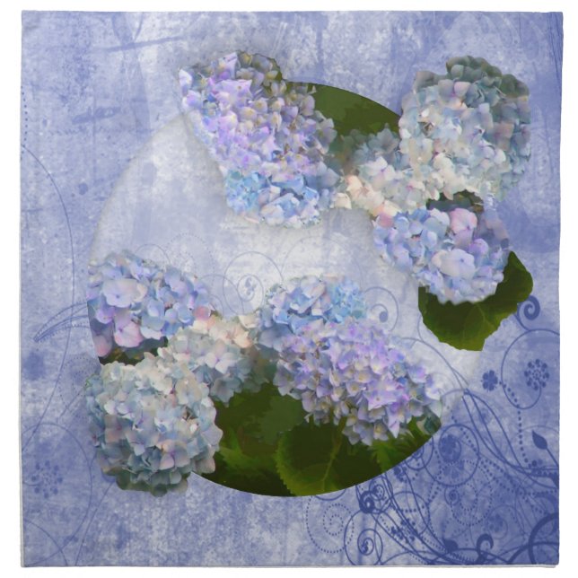 Hydrangea Napkin (Front)