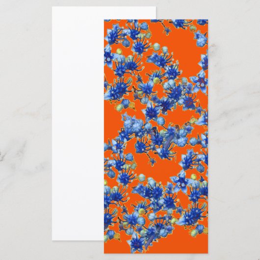 hydrangea orange and blue (Front/Back)