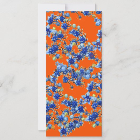 hydrangea orange and blue (Front)