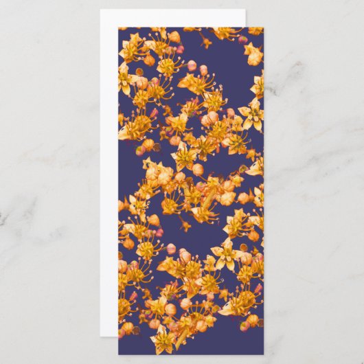 hydrangea orange and navy (Front/Back)