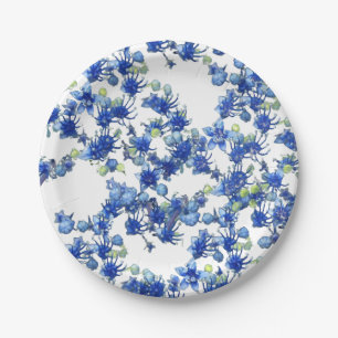 Hydrangea Paper Plates