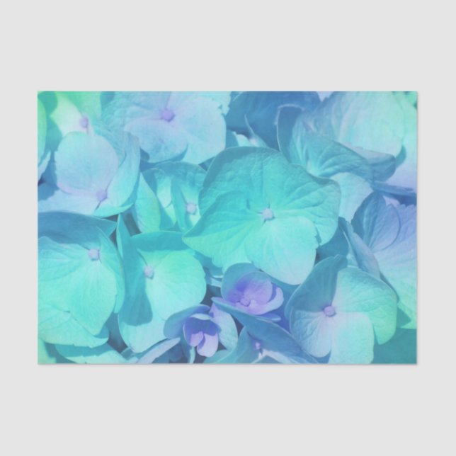 Hydrangea Pattern 2 Tissue Paper (Front)
