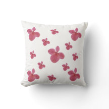 Hydrangea Petals Decorative Pillow – Elegant Flora