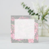 Hydrangea. Pink flowers. Soft Pastel Colors. (Standing Front)