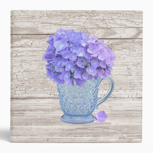 Hydrangea Pitcher Binder (Front)